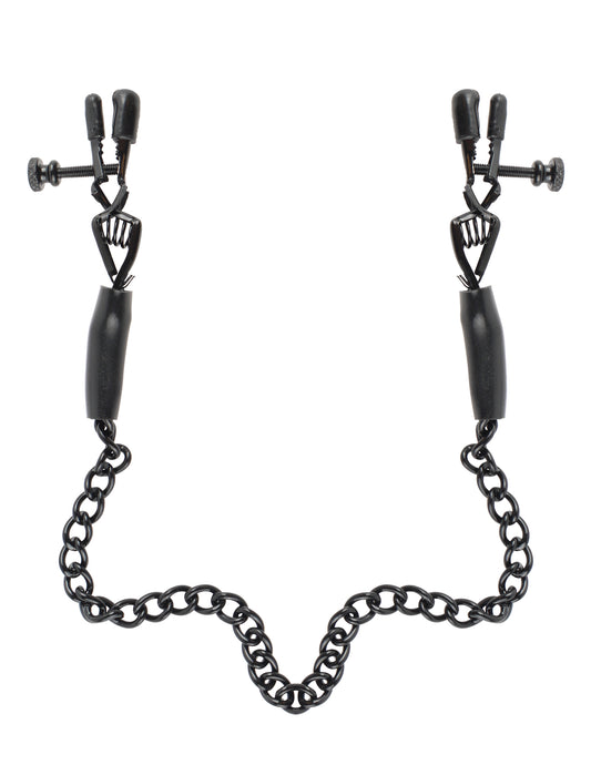 "Fetish Fantasy Series Adjustable Nipple Chain Clamps PD3610-00"