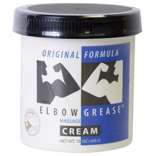 Introducing Elbow Grease Original Cream Jar 15oz, a premium, long-lasting cream lubricant designed to enhance your sensual experience. With its smooth, creamy texture, it quickly coats and provides a friction-free, enjoyable experience. Key features incl..