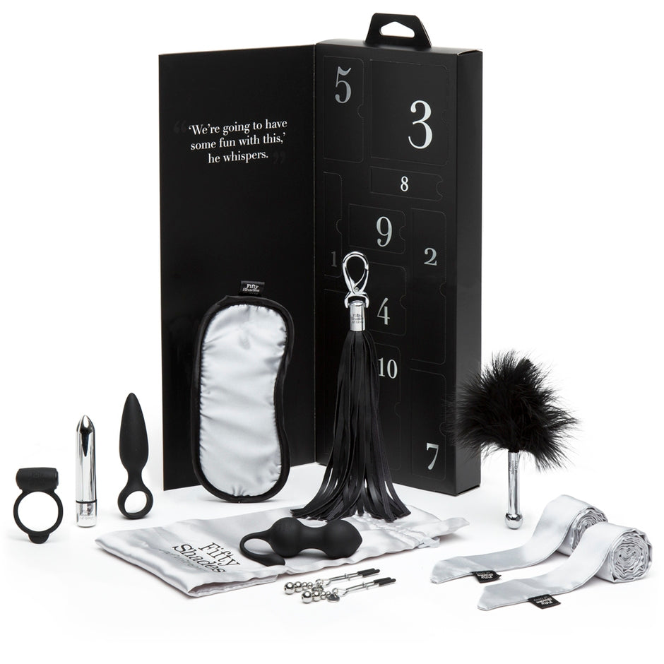 "Fifty Shades of Grey Pleasure Overload 10 Days of Play Gift Set LHR-75165"