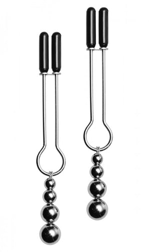 "Adorn Triple Bead Nipple Clamp Set MS-AD846"