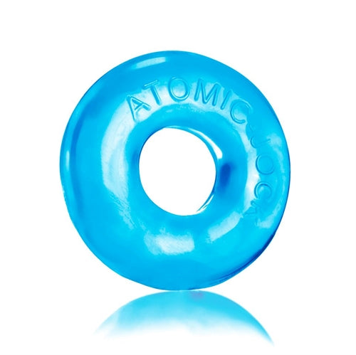 "Do-Nut-2 Large Atomic Jock Cockring - Ice Blue OX-AJ1025-2-ICE"