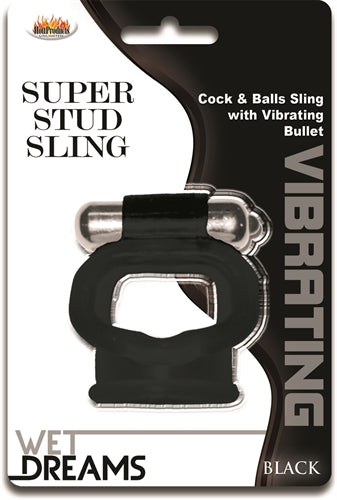 "Wet Dreams Super Stud Sling - Black HTP2935"