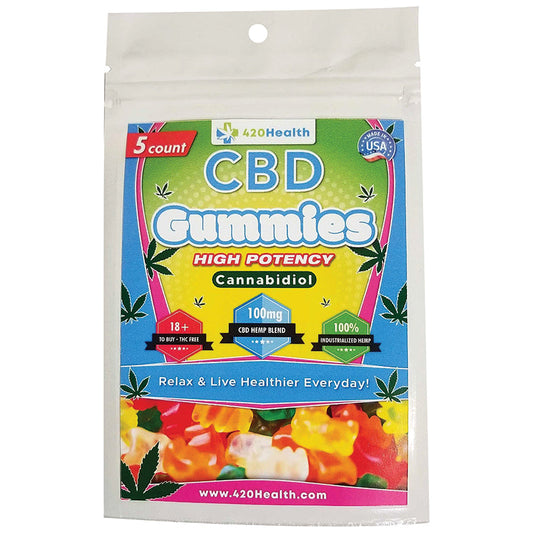 420 Health CBD Gummies 100mg 5 Count Pouch - rr7vz0-aa.myshopify.com