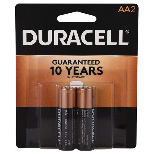 Duracell Batteries AA (2pk) are renowned for their long-lasting power. These alkaline batteries are crafted for superior performance. Weighing just 1.90 ounces, they come in a compact package measuring 0.50W x 4.50H x 4.00L inches. Ideal for everyday use..