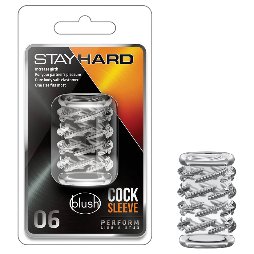 Stay Hard Cock Sleeve 06-Clear - rr7vz0-aa.myshopify.com