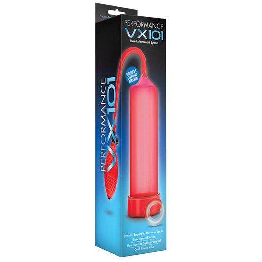 Performance VX101 Male Enhancement Pump-Red - rr7vz0-aa.myshopify.com