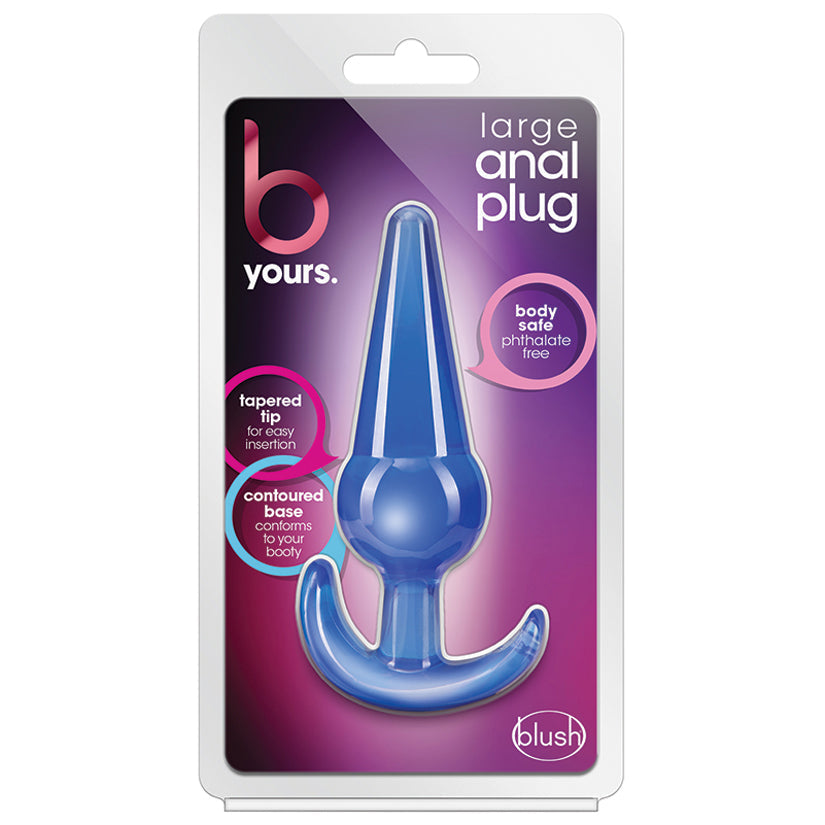 B Yours. Large Anal Plug-Blue - rr7vz0-aa.myshopify.com