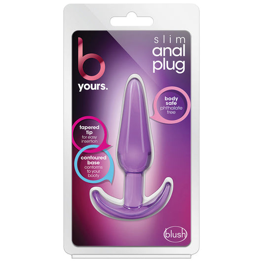 B Yours. Slim Anal Plug-Purple - rr7vz0-aa.myshopify.com