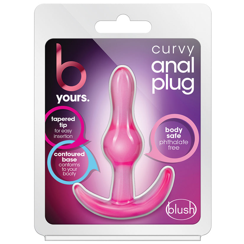 B Yours. Curvy Anal Plug-Pink - rr7vz0-aa.myshopify.com