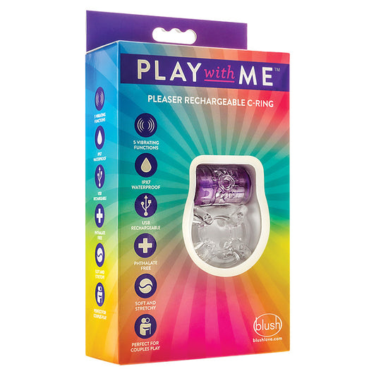 Play With Me Pleaser Rechargeable C-Ring-Purple - rr7vz0-aa.myshopify.com