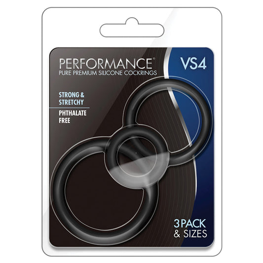 Performance VS4 Pure Premium Cockring Set-Black - rr7vz0-aa.myshopify.com