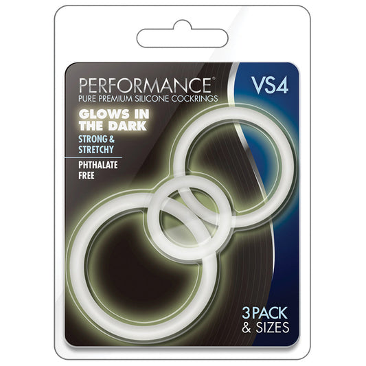 Performance VS4 Pure Premium Cockring Set-GITD - rr7vz0-aa.myshopify.com