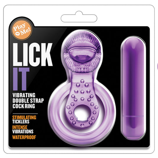 Play With Me Lick It Double Strap Cockring-Purple - rr7vz0-aa.myshopify.com