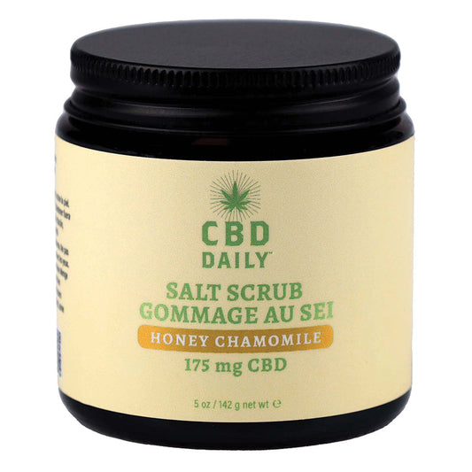 Earthly Body CBD Daily Salt Scrub-Honey Chamomile 5oz - rr7vz0-aa.myshopify.com