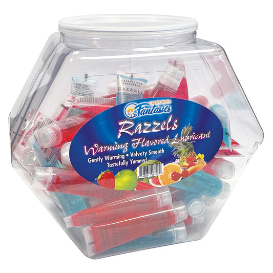 Razzels 3 in 1 Flavored Warming Lubricant .5 Tube Assorted Bowl of 52 - rr7vz0-aa.myshopify.com