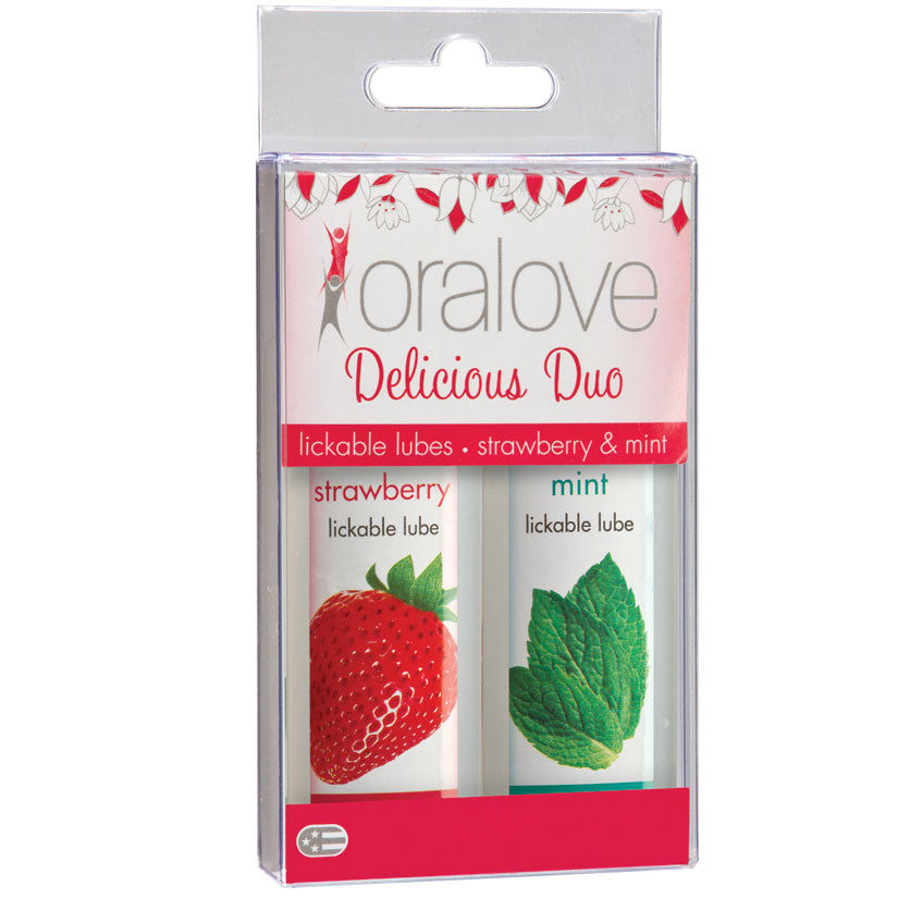 Oralove Delicious Duo Lube-Strawberry & Mint - rr7vz0-aa.myshopify.com