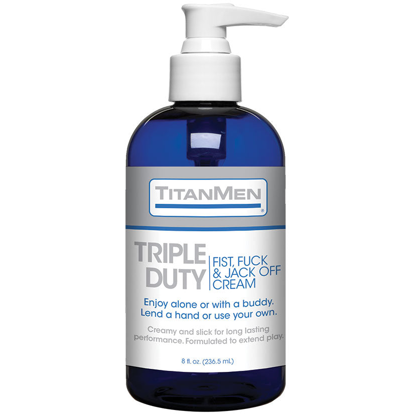 TitanMen Triple Duty Fist, Fuck & Jack Off Cream 8oz - rr7vz0-aa.myshopify.com