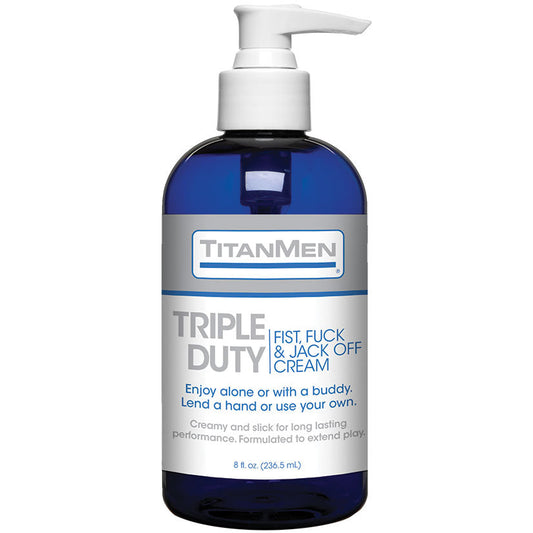 TitanMen Triple Duty Fist, Fuck & Jack Off Cream 8oz - rr7vz0-aa.myshopify.com