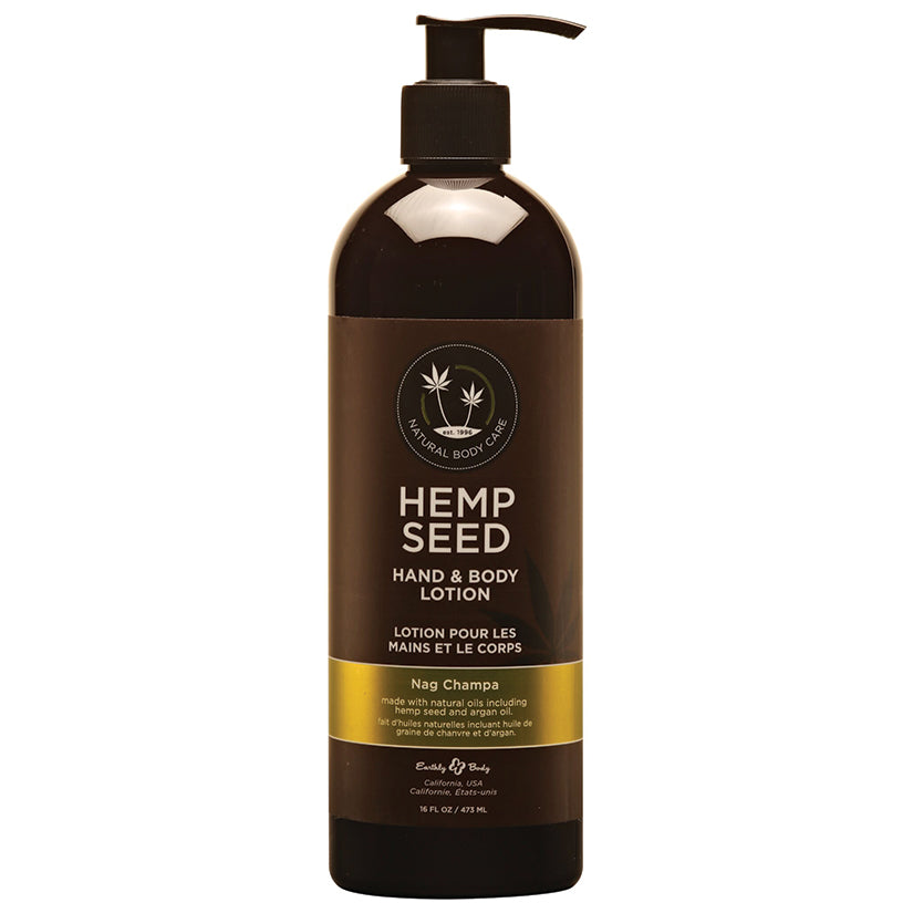 Earthly Body Hemp Seed Lotion-Nag Champa 16oz - rr7vz0-aa.myshopify.com