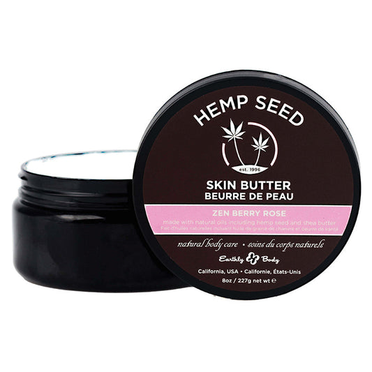 Earthly Body Hemp Seed Skin Butter-Zen Berry Rose 8oz - rr7vz0-aa.myshopify.com