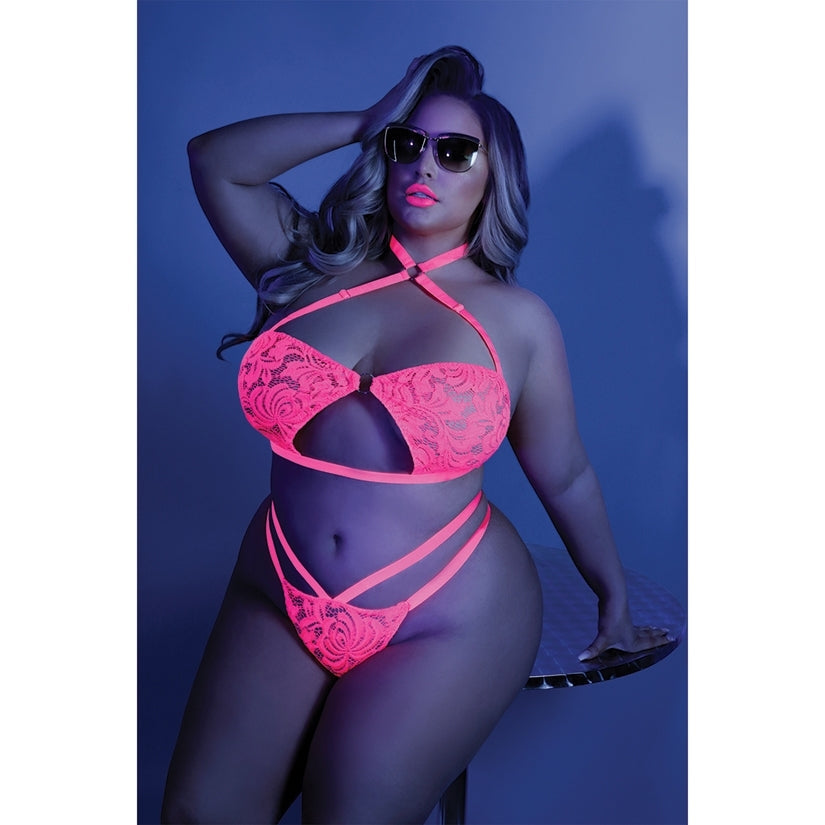 Fantasy Lingerie Glow Lights Off Bralette & Panty-Neon Pink Queen-Boxed - rr7vz0-aa.myshopify.com