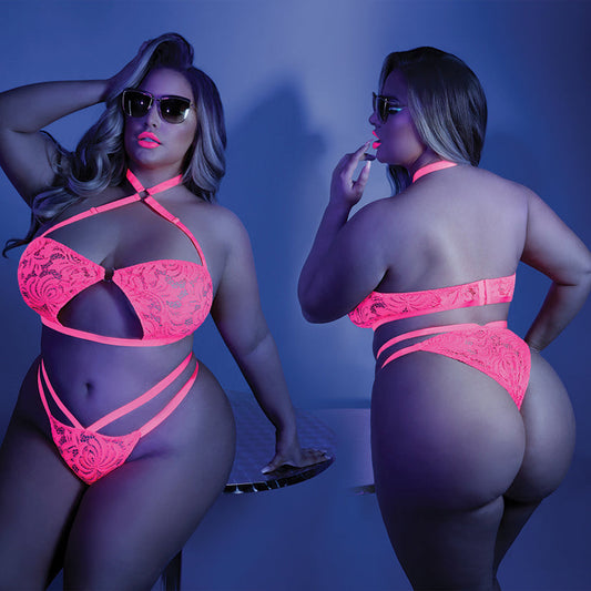 Fantasy Lingerie Glow Lights Off Bralette & Panty-Neon Pink Queen-Boxed - rr7vz0-aa.myshopify.com