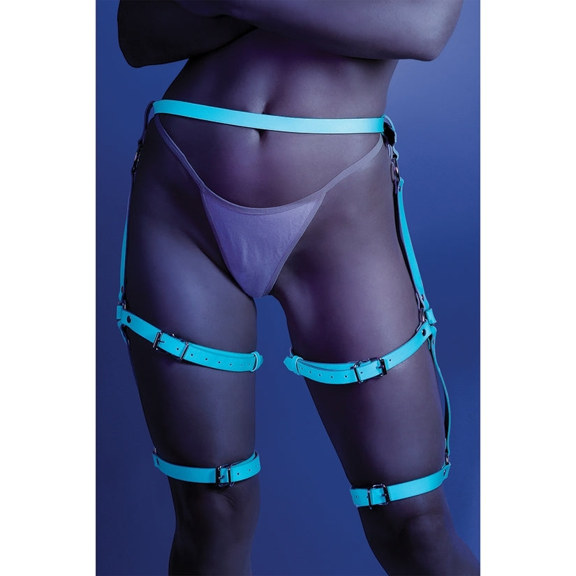 Fantasy Lingerie Glow Leg Harness-Blue O/S-Boxed - rr7vz0-aa.myshopify.com