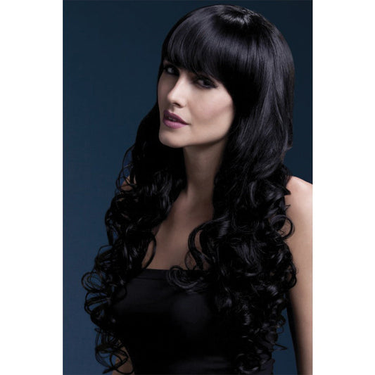 Fever Smiffys Isabelle Wig Soft Curl With Fringe-Black 26 - rr7vz0-aa.myshopify.com