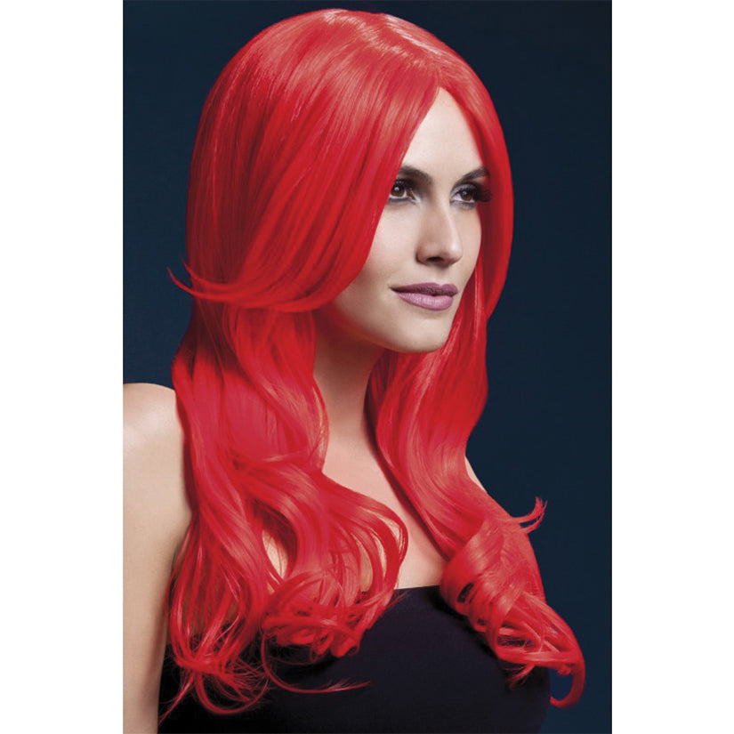 Fever Smiffys Khloe Wig Long Wave & Center Part-Red 26 - rr7vz0-aa.myshopify.com