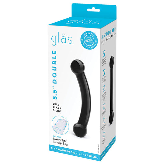 Glas Double Bulbous Dildo-Black - rr7vz0-aa.myshopify.com