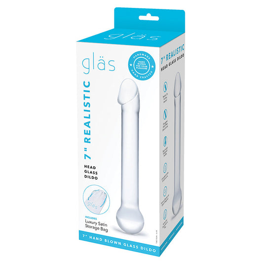 Glas 7" Realistic Head Glass Dildo - rr7vz0-aa.myshopify.com