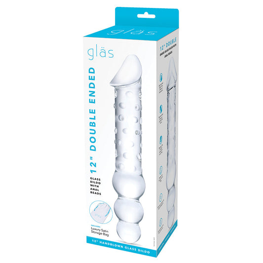 Glas Double Ended Glass Dildo with Anal Beads 12 - rr7vz0-aa.myshopify.com