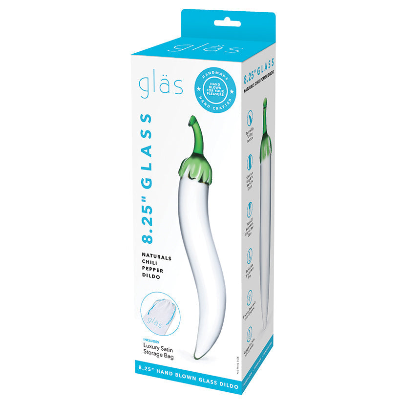 Glas Glass Naturals Chili Pepper Dildo-Clear 8 - rr7vz0-aa.myshopify.com