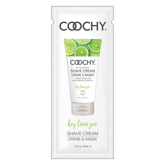 Coochy Shave Cream-Key Lime Pie 15ml Foil 24 Poly Bag - rr7vz0-aa.myshopify.com