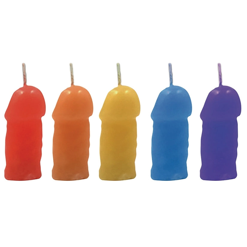 Rainbow Pecker Party Candles-Assorted 5pk - rr7vz0-aa.myshopify.com