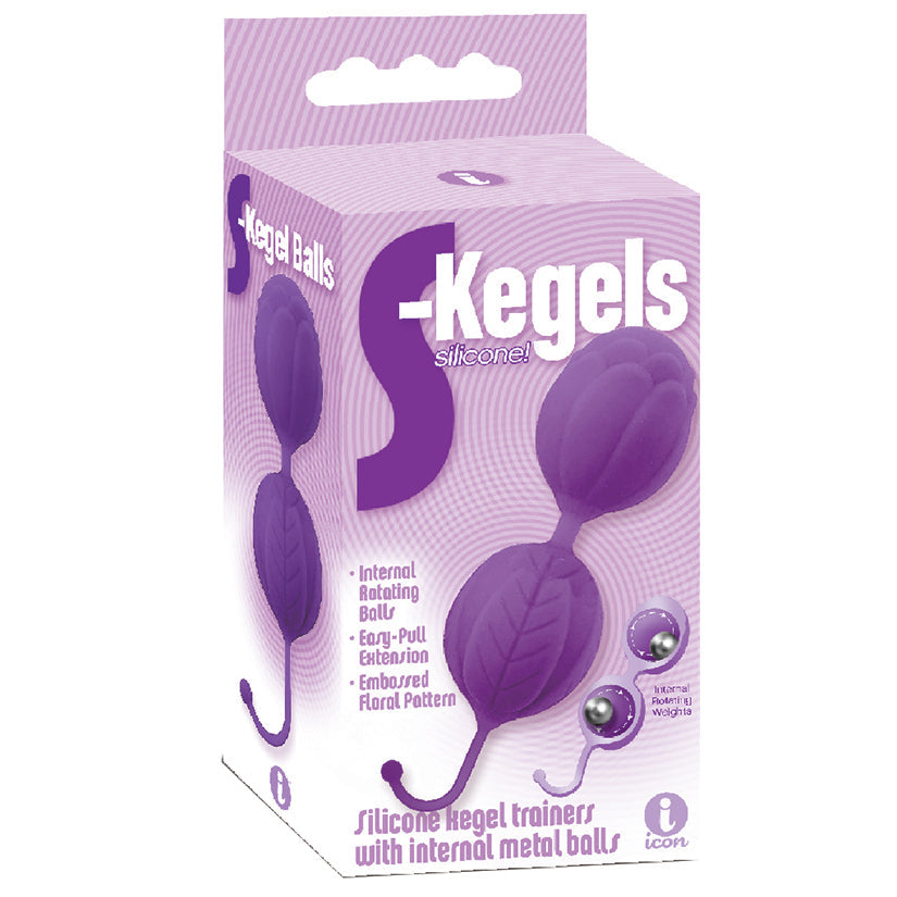 The 9's S Kegels Silicone Kegel Balls-Purple - rr7vz0-aa.myshopify.com