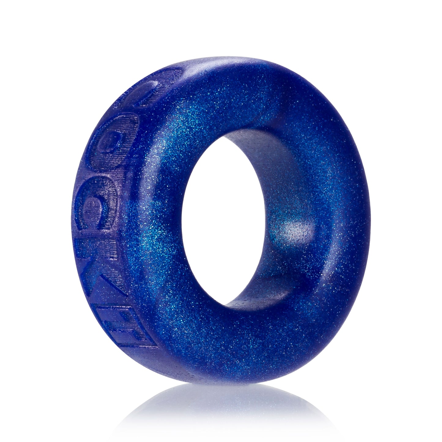 "Cock T Comfort Cockring by Atomic Jock Silicone Smoosh - Blueballs OX-AJ1003-BLB"