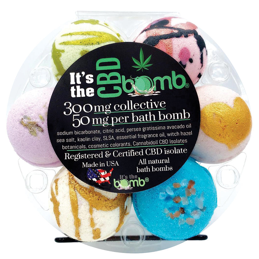 Its The Bomb CBD Bath Bomb Gift Set 6pk 50mg - rr7vz0-aa.myshopify.com