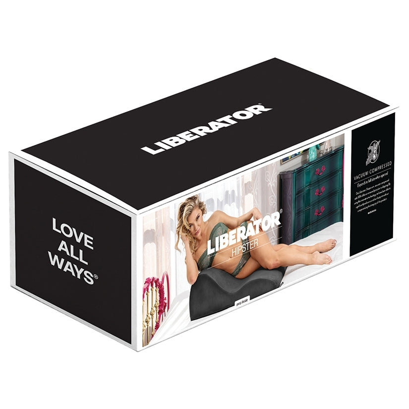 Introducing the Liberator Hipster Black, a sophisticated and versatile bedroom accessory designed to elevate your intimate moments. Crafted with premium materials, this durable and stylish piece offers a plush exterior for comfort and a sturdy core for s..