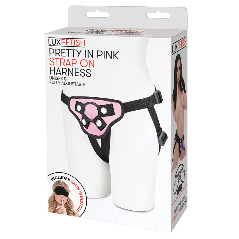 Lux Fetish Pretty in Pink Strap-on Harness-Pink - rr7vz0-aa.myshopify.com