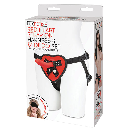 Lux Fetish Red Heart Strap on Harness & Dildo Set 5 - rr7vz0-aa.myshopify.com