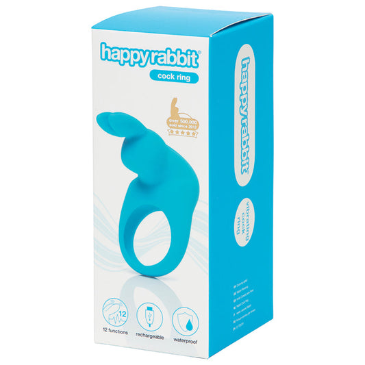 Happy Rabbit Rechargeable Cock Ring-Blue - rr7vz0-aa.myshopify.com