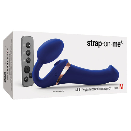 Strap On Me Multi Orgasm Bendable Strap-On-Night Blue M - rr7vz0-aa.myshopify.com