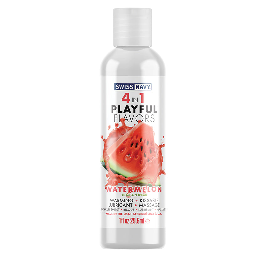 Swiss Navy 4 In 1 Playful Flavors-Watermelon 1oz - rr7vz0-aa.myshopify.com