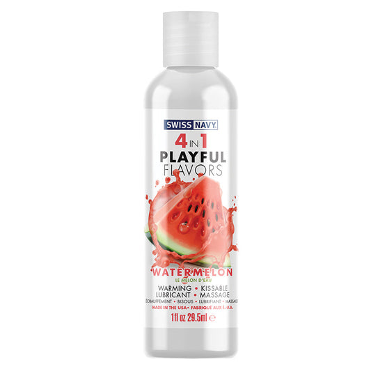 Swiss Navy 4 In 1 Playful Flavors-Watermelon 1oz - rr7vz0-aa.myshopify.com