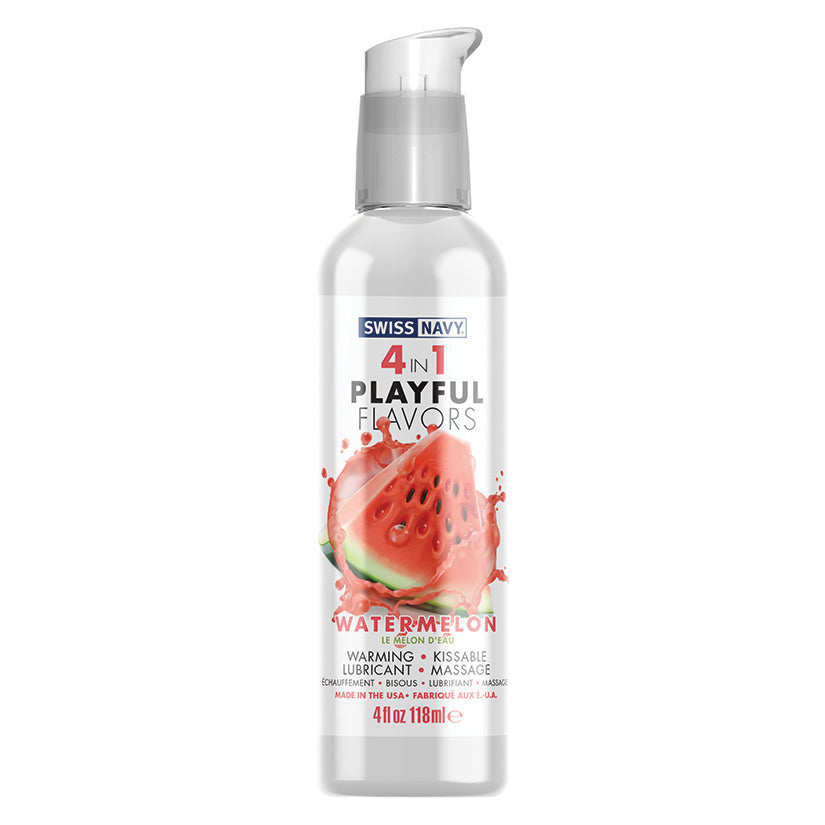 Swiss Navy 4 In 1 Playful Flavors-Watermelon 4oz - rr7vz0-aa.myshopify.com