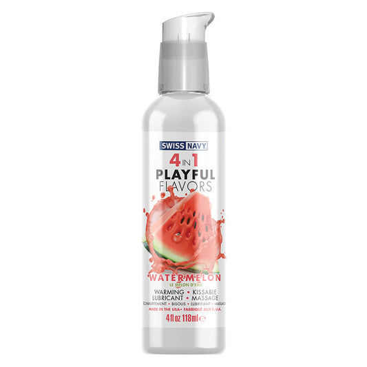 Swiss Navy 4 In 1 Playful Flavors-Watermelon 4oz - rr7vz0-aa.myshopify.com