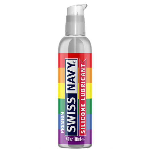 Swiss Navy Pride Edition Silicone Lubricant 4oz--Toys 4 Daddy-Toys 4 Daddy