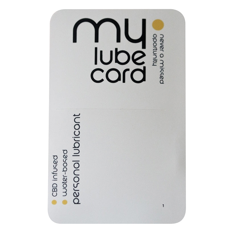 MyLubeCard CBD Infused Personal Lubricant 10pk - rr7vz0-aa.myshopify.com