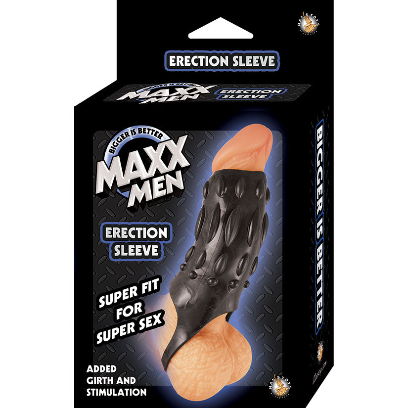 Maxx Men Erection Sleeve-Black - rr7vz0-aa.myshopify.com